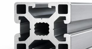 پروفیل آلومینیوم شیاردار 50×50